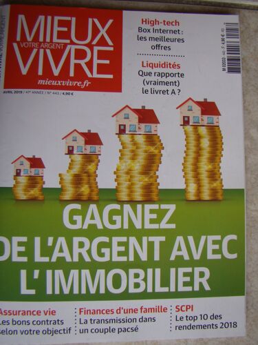 Mieux Vivre Votre Argent N° 443 Gagnez De L'argent Avec L'immobilier
