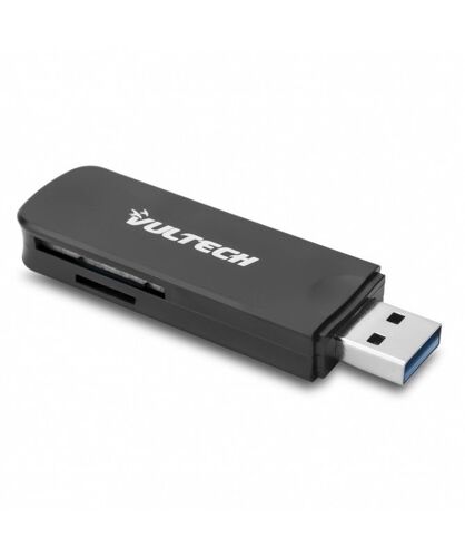 Vultech CRX-02USB3 lecteur de carte mémoire USB 3.2 Gen 1 (3.1 Gen 1) Type-A Noir