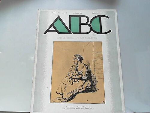 Abc Artistique Et Littéraire : N°56 Août 1929