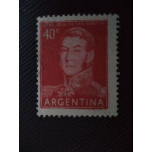 Timbre Argentine Yt 569 José Francisco De San Martín (1778-1850) 1956 ( 030108 )