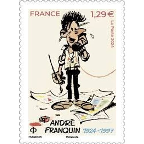 Centenaire De La Naissance De André Franquin Auteur De Bande Dessinée Année 2024 N° 5745 Yvert Et Tellier Luxe