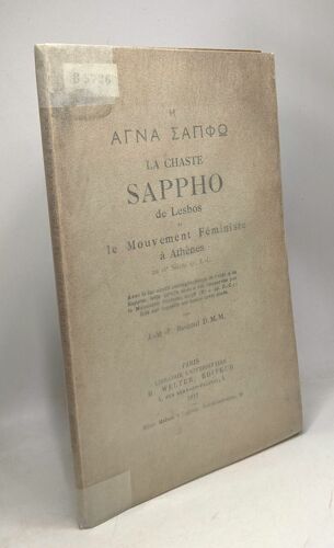 La Chaste Sapho De Lesbos Et Le Mouvement Féministe À Athènes Au Ive Siècle Av. J.C