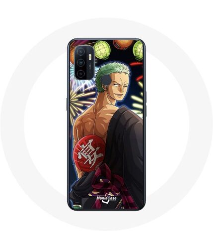 Coque Pour Oppo A53 One Piece Joyeux Noël Zoro Anime Manga