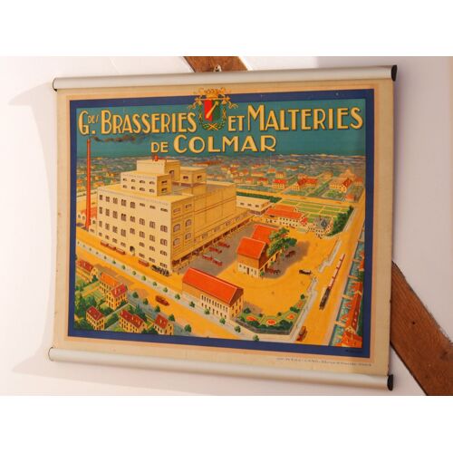 Affiche Les Brasseries Et Malteries De Colmar