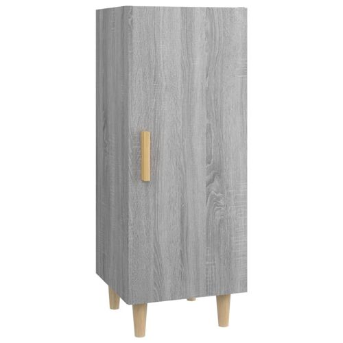 vidaXL Buffet Sonoma gris 34,5x34x90 cm Bois d'ingénierie