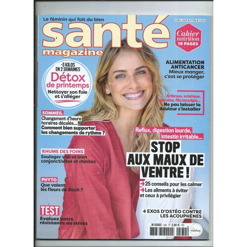 Santé Magazine 01/04/2020 Elza Zylberstein, Fanny Leeb