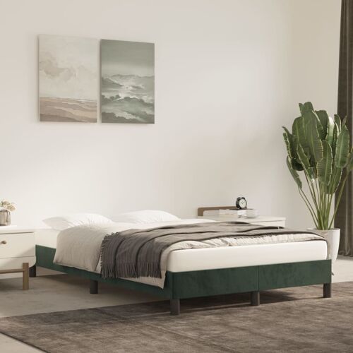vidaXL Sommier à lattes de lit avec matelas noir 120x190 cm tissu