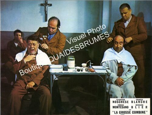 La Grosse Combine : Jeux A+B De 16 Photos D'exploitation Cinématographique - Format 22,5x28,5 Cm - De Bruno Corbucci Avec Alighiero Noschese, Enrico Montesano, Francis Blanche, Bernard Blier - 1971
