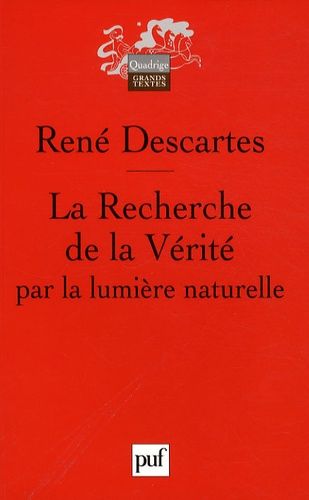 La Recherche De La Vérité Par La Lumière Naturelle