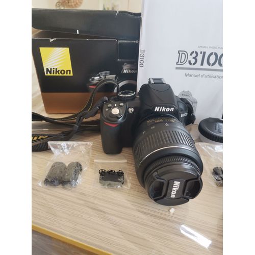 Nikon D3100 14 mpix + Objectif Zoom 18-55 + Objectif Zoom tampon AF70-300 f4/4-5.6