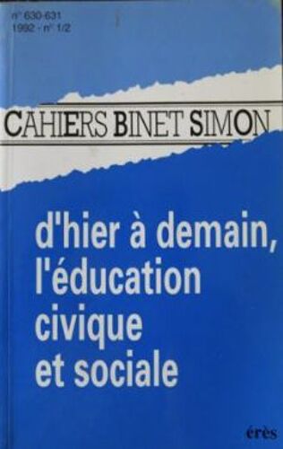 L'education Civique Et Sociale