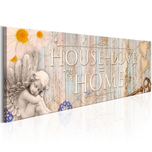 Tableau Vintage Mathematics of Love 135 x 45 cm
