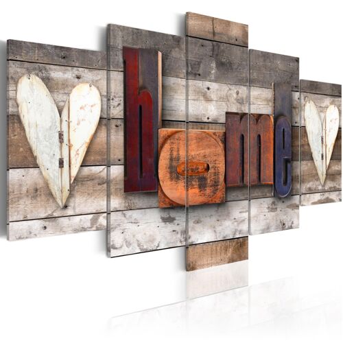 Tableau Vintage Enchanted Cottage 200 x 100 cm
