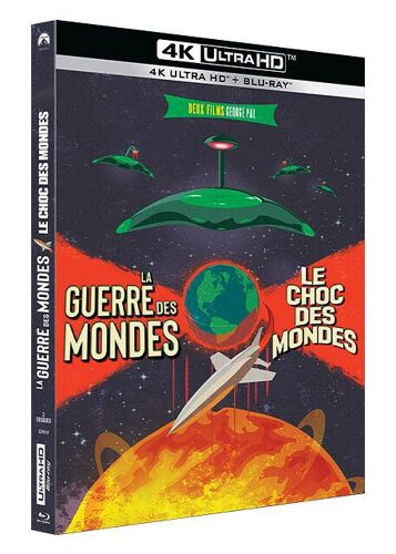 La Guerre Des Mondes (1953) + Le Choc Des Mondes (1951) - Digipack Collector - 4k Ultra Hd + Blu-Ray