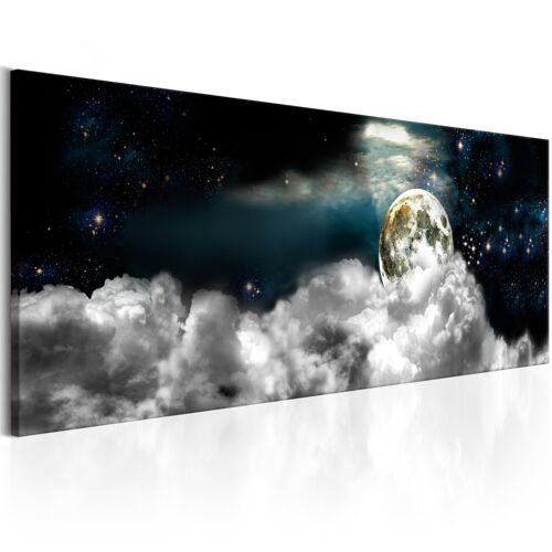Tableau Moon in the Clouds 120 x 40 cm