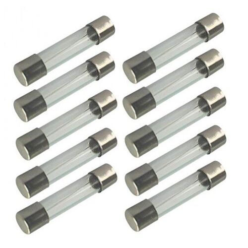 10 FUSIBLES 6.3X32 8 A