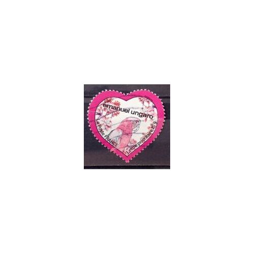 Timbre Oblitéré Coeur "Ungaro - 50g"