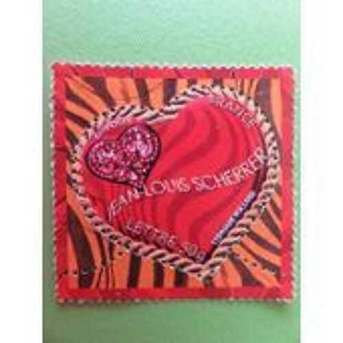 Timbre Oblitéré Coeur "Cherrer - Lettre 50g"