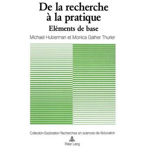 De La Recherche A La Pratique