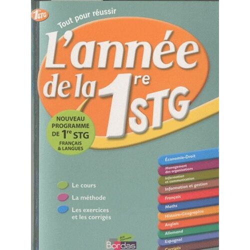 L'année De La 1er Stg
