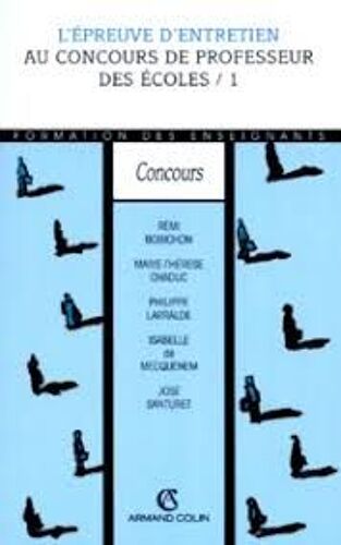 L'épreuve D'entretien Au Concours De Professeur Des Écoles / 1