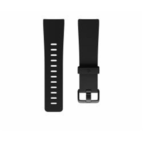 Fitbit Versa Classic L Band Nero Elastomero (Fitbit - Band - Large - Black - For Fitbit Versa)