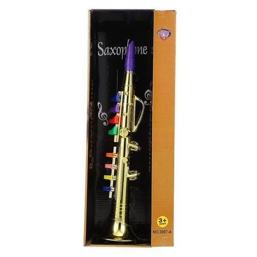 Modèle De Saxophone De Simulation De Haute Qualité Pour Enfants - Conception Réaliste, Matériaux Durables, Cadeau Idéal Pour Les Amateurs De Musique