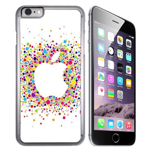 Coque Pour Iphone 8 Plus Logo Apple Multicolore