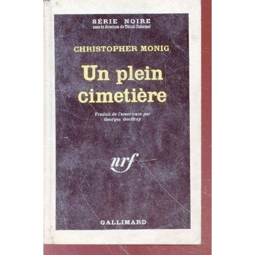 Un Pelin Cimetière Collection Série Noire N°723