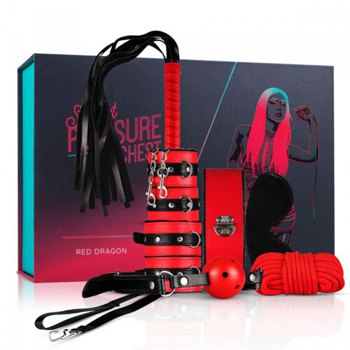 Kit Sm Coffret Red Dragon - 8 Pièces Secret Pleasure Chest