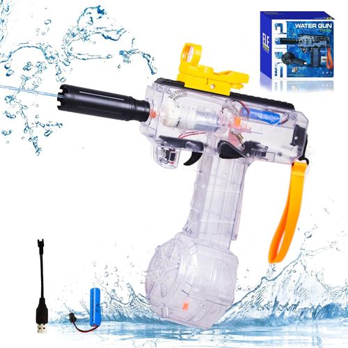 Pistolet À Eau Électrique,Pistolet À Eau Jouets De Piscine,Arme À Eau À Haut Pouvoir Auto Squirt Guns Pistolet À Eau Avec Une Longue Electric Water Gun For Kid