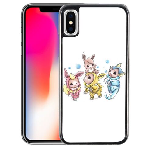 Coque pour iPhone XR pok¿mon b¿b¿ evoli ¿volution
