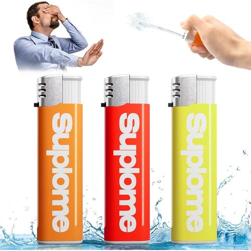 Lot de 3 briquets à eau - Briquet à eau - Jouet - Convient pour les accessoires magiques, les farces, les petits jouets, les fêtes, les piscines