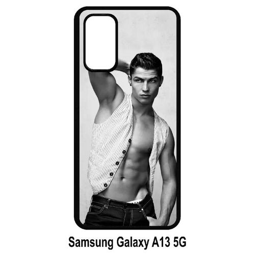 Coque Galaxy A13 4g - Cr7 Cristiano Ronaldo Body Beau Gosse - Silicone - Noir