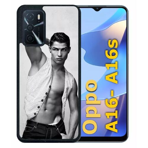 Coque Pour Oppo A16s - Cr7 Cristiano Ronaldo Body Beau Gosse - Silicone - Noir