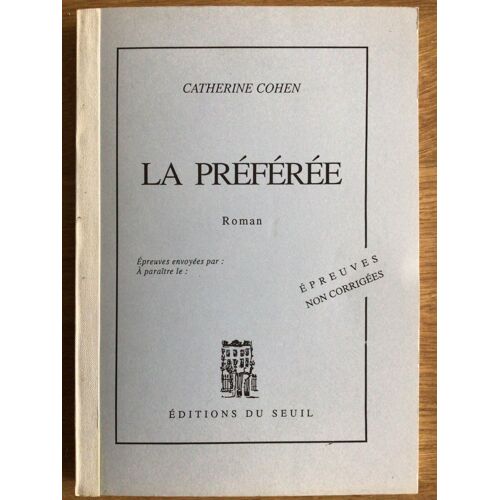 La Préférée (Epreuves Non Corrigées)