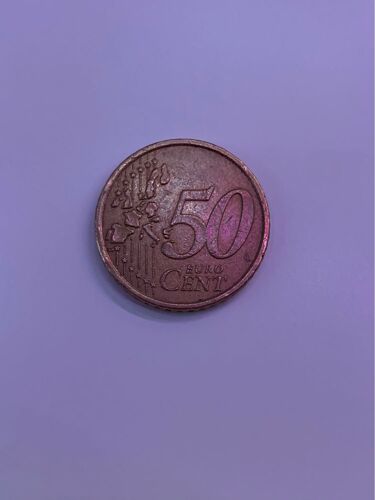 Pièce De Monnaie 50 Centimes Euro 2002 Italie Très Rare Marc Aurèle Par Roberto Mauri /Coin 50 Centimes Euro 2002 Italy