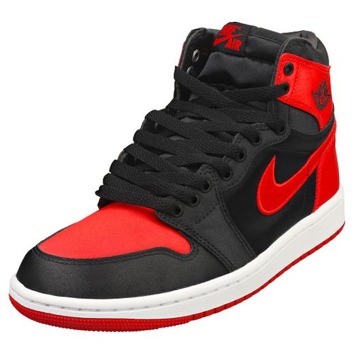 Nike Air Jordan 1 Retro Hi Og Baskets Noir Rouge