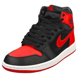 Nike Air Jordan 1 Retro Hi Og Baskets Noir Rouge