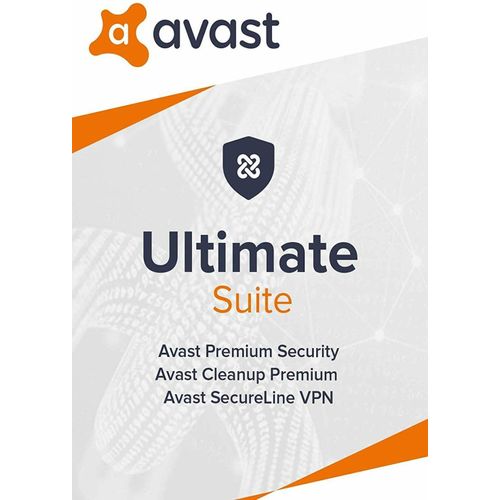 Antivirus Avast Ultimate Suite 2024 (3 Ans / 10 Appareils) - Version Dématérialisée