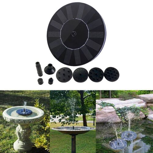 Extérieur À Énergie Solaire Oiseaux Bain D'eau Fontaine Pompe Pour Piscine Aquarium Jardin