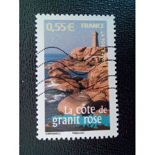 Timbre France Yt 4163 Côte De Granit Rose 2008 ( 2412 )