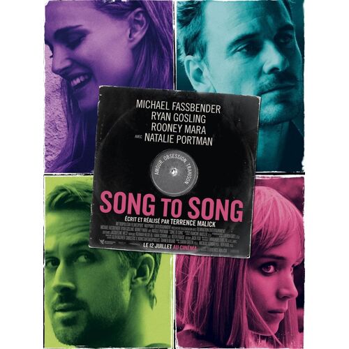 Song To Song / Affiche Cinéma Originale 120x160 Cm Pliée.