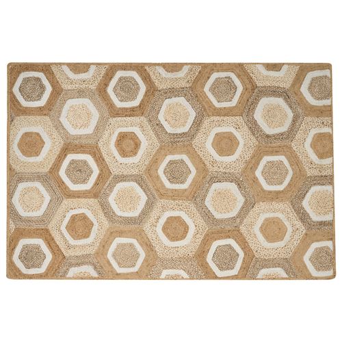 Tapis En Jute Beige 200 X 300 Cm Basoren