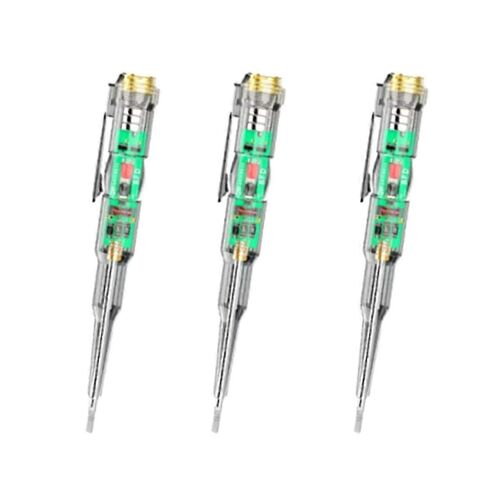 3 Pcs Double Lampe Stylo Électrique - Intelligent Testeur Stylo Induction Puissance Tournevis Électrique pour Zéro