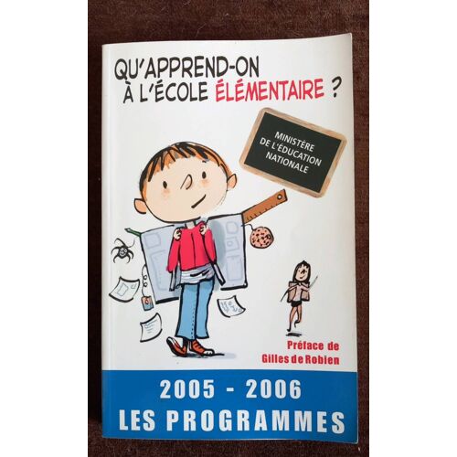 Qu'a Prendr'on À L'école Maternelle