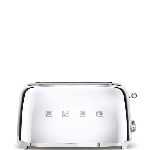 Smeg 50's Style TSF02SSEU - Grille-pain - 4 tranche - 2 Emplacements - chrome