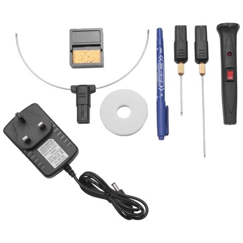 Coupe-Mousse À Fil Chaud,Kit D'outils De Coupe Électriques En Polystyrène 3-En-1,Mousse De Polystyrène 100-240v / 24w Pour Carvin