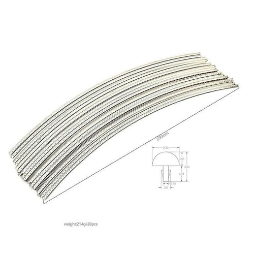 20pcs Guitare Fret Fils 2.9mm Cupronickel Fretwire Pour Guitare Électrique Touche Remplacement