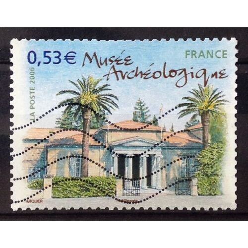 Capitales Européeennes - Nicosie - Musée Archéologique 0,53 (Joli N° 3928) Obl - France Année 2006 - N24855
